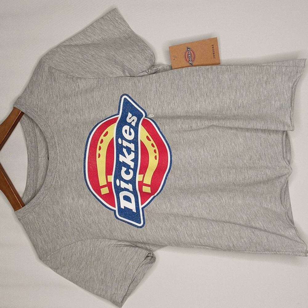 DICKIES Horseshoe Raw Hem Graphic Tee ~ NWT